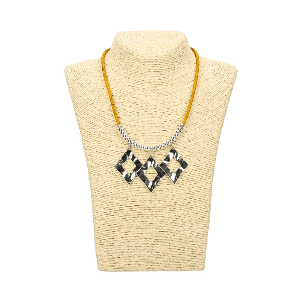 Cork necklace OG21462 - YELLOW - ModaServerPro